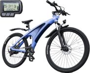 HX Q5 Shark Electric Mountain Bike Adult for Comuning City, 27.5'' Ebike, 85Nm 13/20Ah＆60-100km Range, Front adjust Suspension, Dual-disc Brakes E-bicycle for Cycing