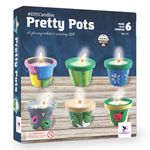 TOYKRAFTT Art and Craft kit| Pot Painting Kit| DIY Diwali Candle Making Kit for age 8 to 12 - Candles from Pretty Pots