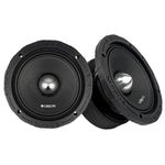 Orion XTRPRO XPM654MBF High Performance 6.5” Mid-Bass Bullet Loudspeakers, 1600W Max Power, 400W RMS, 4 Ohm, 2” Voice Coil - Pro Car Audio Stereo, Midrange Speakers (Pair)