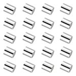 SAVITA 2000pcs Silver Crimp Beads Jewelry Tube Crimps Spacer Beads for Jewelry Necklace Bracelet Earring DIY Making Craft (2mm)