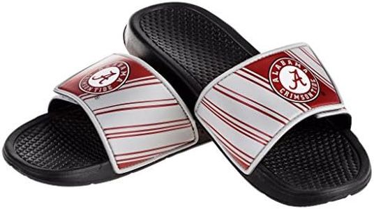 FOCO mens Ncaa College Team Logo Shower Sport Legacy Slide Flip Flop Sandals