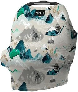 Milk Snob Original 5-in-1 Cover - Added Privacy for Breastfeeding, Baby Car Seat, Carrier, Stroller, High Chair, Shopping Cart, Lounger Canopy - Newborn Essentials, Nursing Top, Rocky Mountain