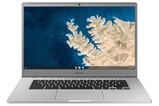 SAMSUNG XE350XBA-K01US Chromebook 4 + Chrome OS 15.6" Full HD Intel Celeron Processor N4000 4GB RAM 32Gb Emmc Gigabit Wi-Fi, Silver