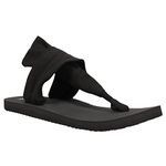 Sanuk Sling Soft Top, Black, 11