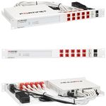 Fortinet Firewall Appliance Rack Mount - 1U Server Rack Shelf with Easy Access Front Cable Organizer, Properly Vented, Customised 19 Inch Rack - RM-FR-T15 by Rackmount.IT