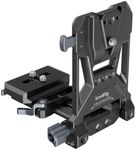 SMALLRIG V-Mount Battery Plate, V Lock Battery Mounting Plate with Double Quick Release Plate for Arca-Swiss, L-Shape Compact & Foldable V Mount Battery Plate for DSLR Camera, Gimbals & Tripod - 4064B