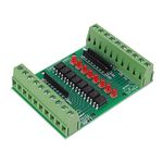 Optocoupler Isolation Module, 8CH Optocoupler Isolation Board DC 12V-24V 8-Channel NPN Low High Level Output Signal Converter