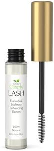 Clearly LASH, Natural Eyelash Growth Serum for Longer, Fuller Enhanced Lashes and Brows with Castor Oil + Vitamin E | Irritation Free and Paraben Free