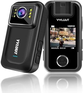 YYLUUT Body Camera with Video Recording Cam - Bodycam with 1080P HD Built in 64GB Memory Card, IP67 Waterproofing, 1.5 Inch Bigger Display Cams, Wearable Clip On 10 Hours Video Recorder Cameras