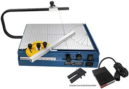 Hercules Hot Wire Foam Cutter Table with Foot Control Pedal – Tabletop Hotwire Cutter for Cutting, Forming and Sculpting Styrofoam and Other Foam Materials (Corded 110V AC)