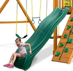 Swing-N-Slide WS 5033 Olympus Wave Slide Plastic Slide for 5' Decks, Green