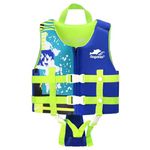 Gogokids Swim Vest Float Jacket - Kids Swimming Training Flotation Buoyancy Swimsuit with Adjustable Safety Straps for 15-35kg Child，Boys Girls Aged 1-9 Years, Perfect for Pool and Swimming lesson