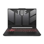 ASUS TUF Gaming A15,AMD Ryzen 7 7435HS Gaming Laptop(NVIDIA RTX 4060-8GB/140W TGP/16GB RAM/512GB SSD/FHD/15.6"/144Hz/Windows 11/M365 Basic (1Year)*/Office Home 2024/Mecha Gray/2.20 Kg)FA507NVR-LP204WS