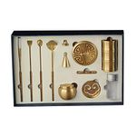 CALANDIS® Incense Road Set Making Appliances Introductory for Temple Decor Longevity(Copper, Rectangular)