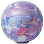 PECOGO Volleyball Size 5 Soft PU Le
