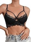SOLY HUX Bras for Women Sexy Lace C