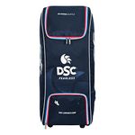 DSC Intense Duffle Wheeler Polyester Cricket Kit Bag, Colour - Navy