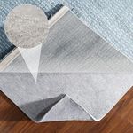 Double Sided Non Slip Rug Pad Gripper 10x14-1/8” Reversible Felt Area Rug Padding, Non Skid Dual Surface Under Rug Carpet Cushion for Hardwood Floors, Keep Your Rugs Safe and in Place
