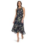Tommy Hilfiger Floral Maxi Dress Sky Captain Multi 16, Sky Captain Multi, 20