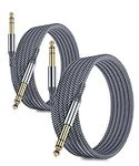 RUXELY 1/4 Inch TRS Guitar Cable 10