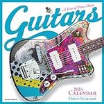 Guitars Wall Calendar 2024: A Year 