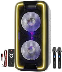 Dolphin Party Speaker Wireless Bluetooth w/Wheels for Parties, Karaoke, DJ Speakers, Long Battery Life