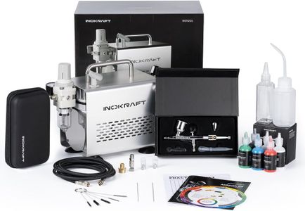 InoKraft Airbrush Kit with Compressor – Portable Painting Set