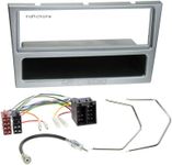 VAUXHALL CORSA C 00-04 Original Plug & Play Quality Single DIN Car Radio Installation Set Includes Aerial Adaptor Radio Connection Cable and Radio Fascia/Frame Matt Chrome