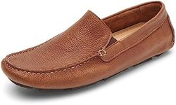 ROCKPORT Men's Rhyder Venetian Loafer, Tan Tumbled, 10 US