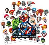 Marvel AVENGERS Temporary Tattoos - 50 Tattoos - Iron Man, Thor, Hulk, Captain America and more