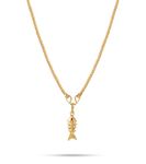 CUTE GOLD One Gram Dollar Pendant Chain for Men and Boys Birthday Gift Anniversary Gift for Husband (18 inch)(DC-1086)