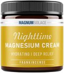 Magnesium Cream – Nighttime Magnesium Lotion – Apply to Legs, Buttocks, Arms or Chest – Topical Magnesium Chloride – USA Made and Safe for Kids