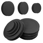 RDBS 6" 6.5" 6.75" Car Speaker Foam Rings Universal Self Adhesive Speaker Fast Rings Sponge Bass Blocker Kit Waterproof High Rebound EVA Foam Speaker Enhancer Baffle（4PCS ）