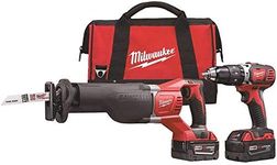 Milwaukee 2694-22 M18 18-Volt Lithium-Ion Cordless Hammer Drill/Sawzall Combo Kit (2-Tool)