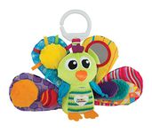 LAMAZE Jacques the Peacock, Clip on Pram and Pushchair Newborn Baby Toy, Sensory Toy for Babies Boys and Girls from 0 to 6 Months