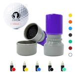 ORYG Personalized Golf Ball Stamp Custom Lasting Golf Ball Marker,Effortlessly Customize Your Golf Balls with Unique Markings,Golf Accessories Gift for Golf Enthusiasts,includes Ink Bottle (0.6inch)