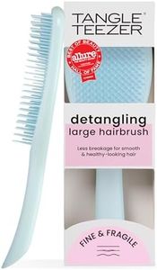 Tangle Teezer Fine Ultimate Detangler Brush, Dry & Wet Hair Brush to Detangle & Reduce Breakage for Fine Hair Types, Large, Seafoam Blue