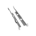 TRIPP LITE 4-Post Rack-Mount Shelf Kit Universal for Wallmount Racks 1U (4POSTRAILKITWM), Silver