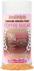 Gustus Vitae | Caramel Mocha Twist Coffee Sugar | Gourmet Natural Sugar
