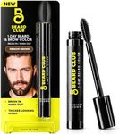 The Beard Club 1 Day Temporary Beard Dye for Men - Medium Brown Beard, Mustache & Eyebrow Color for a Fuller, Well-Defined Look, Water & Sweat Resistant, Up to 30 Applications, 0.3 fl oz