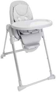 Chicco Polly Armonia Kinderhochstuhl für Babys von Geburt bis 40 kg, 9 Höhenstufen, foldable, klappbar, verstellbarer Fußstütze, Hochstuhl 3in1, Kompakt verstaubar, 4 Räder,mit neugeborenaufsatz