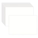 100 Pack 4x6 White Blank Cardstock Paper - Card Stock for Printer Postcards, Photo Paper Invitations, Greeting, Note, Thank You, Index Cards - Plain for Writing, Stamping, Printing, DIY Making, Art