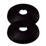 Westbrass R128-2-62 1/2" (5/8" OD) Sure Grip Low Pattern Flange for Copper Pipe (2-Pack), 1-Pack, Matte Black