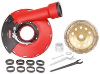 Aidelife Dust Shroud for Angle Grinders 180mm+Diamond Grinding Cup Wheel 180mm