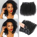 Kinky Curly Clip In Hair Extensions