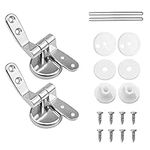 iZhuoKe Toilet Seat Hinge, Toilet Seat Hinges Replacement, Suitable for All Types of Toilet Styles, Universal Toilet Seat Fixings, Easy Installation