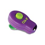 PetSafe Clik-R Training Tool,Training Clicker for Dogs,Reinforces Positive Behaviour,Comfortable Grip,Training Guide Included,Purple