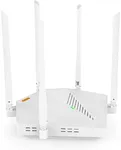 BLIYEE AX3000 WiFi 6 Router, Dual Core Full Gigabit Router, High Speed Port with 5 High-Gain Antennas, Wireless Networking, Long Range Coverage