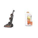 Vax W86-DP-B Dual Power Carpet Cleaner, 2.7 Litre, 800 W, Grey/Orange & 1-9-142054 Original Pet 1.5L Carpet Cleaner Solution, White