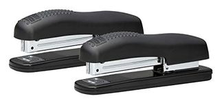 Bostitch Office Ergonomic 20 Sheet Desktop Stapler, Black, 2-Pack